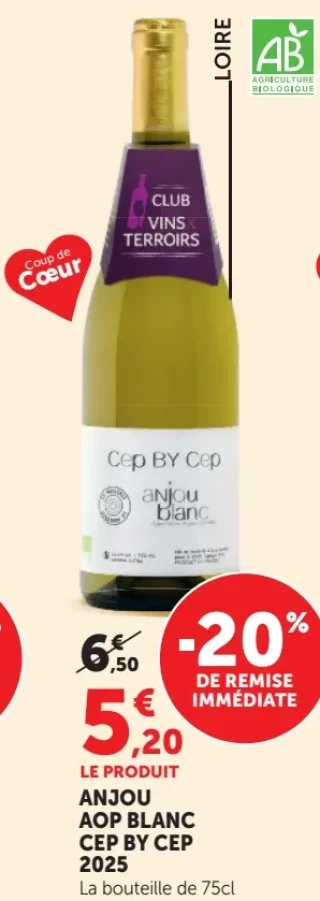 ANJOU AOP BLANC CEP BY CEP 2025