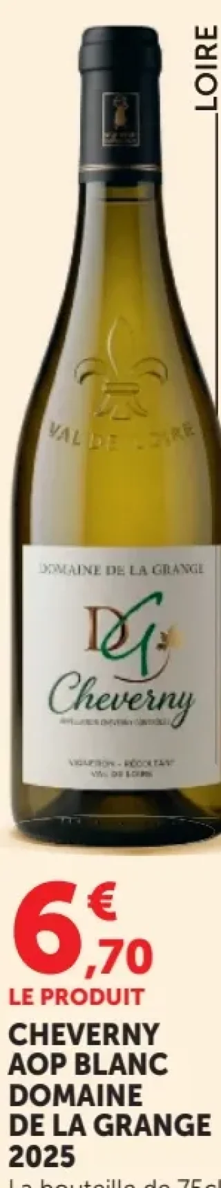 Cheverny AOP Blanc Domaine de la Grange 2025