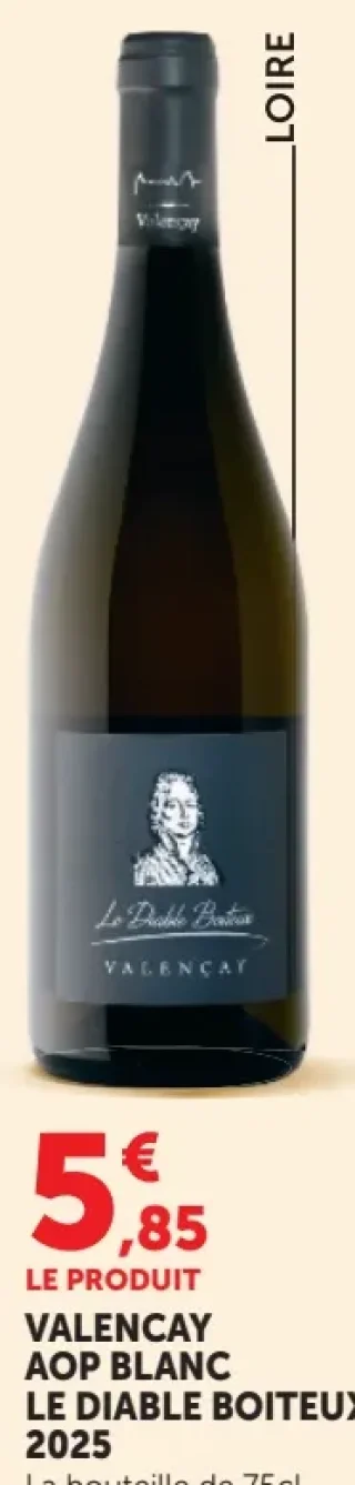 Valencay AOP Blanc Le Diable Boiteux 2025