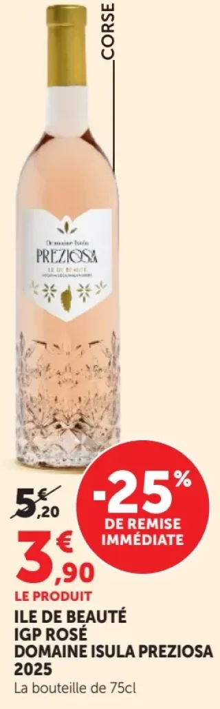 Ile de Beauté IGP Rosé Domaine Isula Preziosa 2025