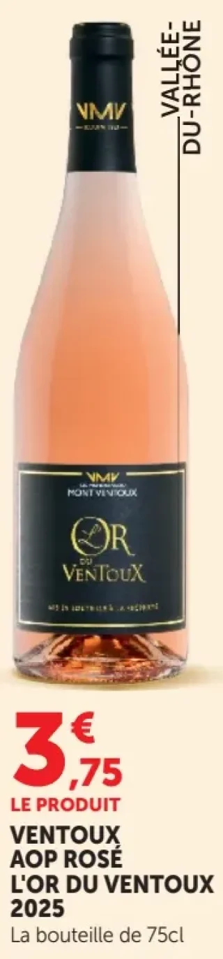 Ventoux AOP Rosé L'Or du Ventoux 2025