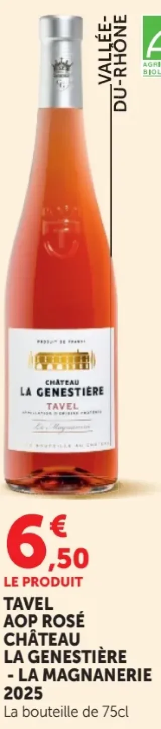 Tavel AOP Rosé Château La Genestière - La Magnanerie 2025