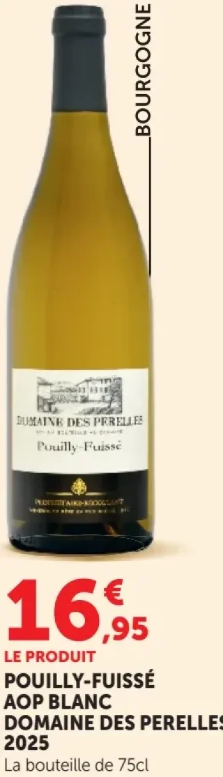 Vin blanc Pouilly-Fuissé AOP Domaine des Perelles