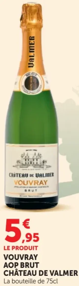 Vouvray AOP Brut Château de Valmer