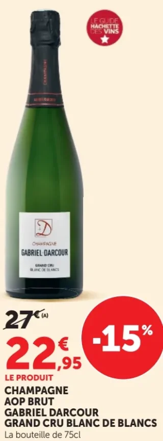 Champagne AOP Brut Gabriel Darcour Grand Cru Blanc de Blancs