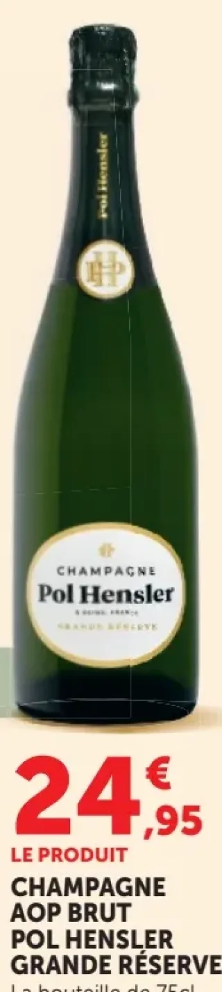 Champagne AOP Brut Pol Hensler Grande Réserve