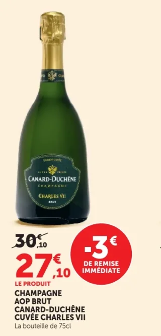 Champagne AOP Brut Canard-Duchêne Cuvée Charles VII
