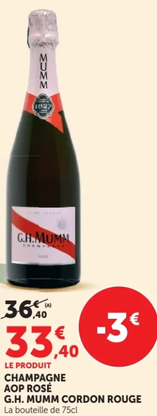 Champagne AOP Rosé G.H. Mumm Cordon Rouge