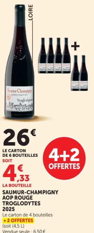 Saumur-Champigny AOP Rouge Troglodytes 2025