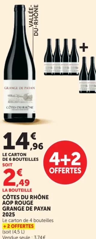Côtes du Rhône AOP Rouge Grange de Payan 2025