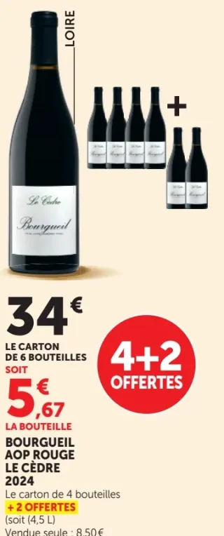Bourgueil AOP Rouge Le Cèdre 2024