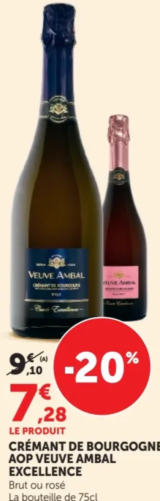 CRÉMANT DE BOURGOGNE AOP VEUVE AMBAL EXCELLENCE