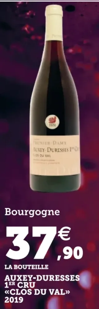 Bourgogne Auxey-Duresses 1er Cru «Clos du Val» 2019