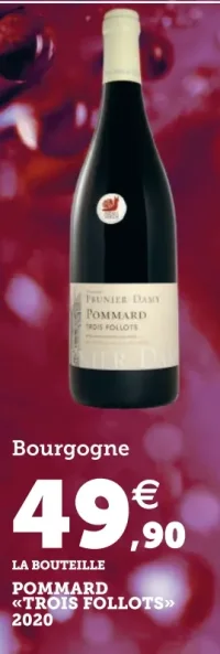 Bourgogne Pommard «Trois Follots» 2020