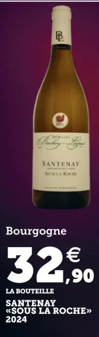 Bourgogne Santenay «Sous La Roche» 2024 Domaine Bachey-Legros