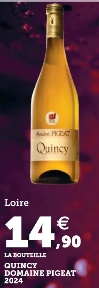 Loire QUINCY DOMAINE PIGEAT 2024