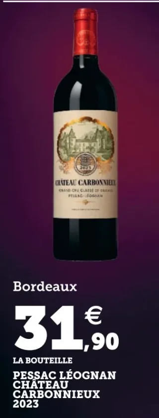 Pessac Léognan Château Carbonnieux 2023