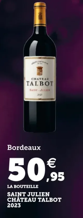 Saint Julien Château Talbot 2023