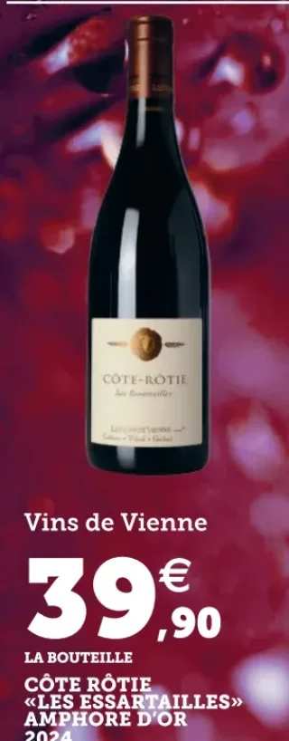 Vins de Vienne Côte Rôtie «Les Essartailles» Amphore d'Or 2024