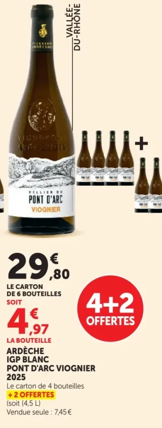 Ardèche IGP Blanc Pont d'Arc Viognier