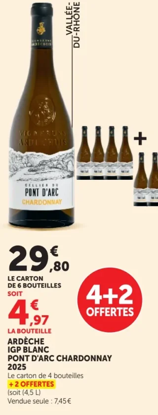 Ardèche IGP Blanc Pont d'Arc Chardonnay
