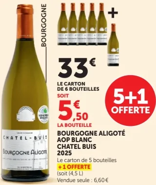 Bourgogne Aligoté AOP Blanc Chatel Buis