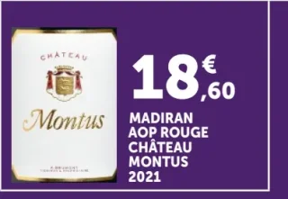 Madiran AOP Rouge Château Montus 2021