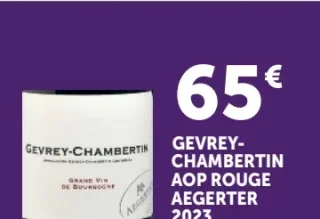 Gevrey-Chambertin AOP Rouge Aegerter 2023