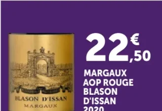 Margaux AOP Rouge Blason d'Issan 2020