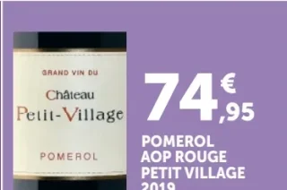 Pomerol AOP Rouge Petit Village 2019
