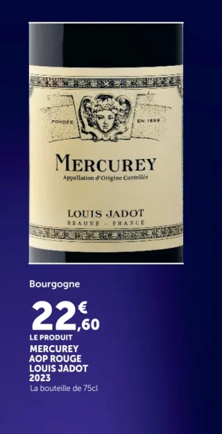 Mercurey AOP Rouge Louis Jadot 2023