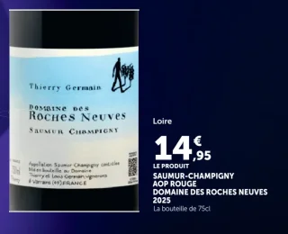 Saumur-Champigny AOP Rouge Domaine des Roches Neuves 2025