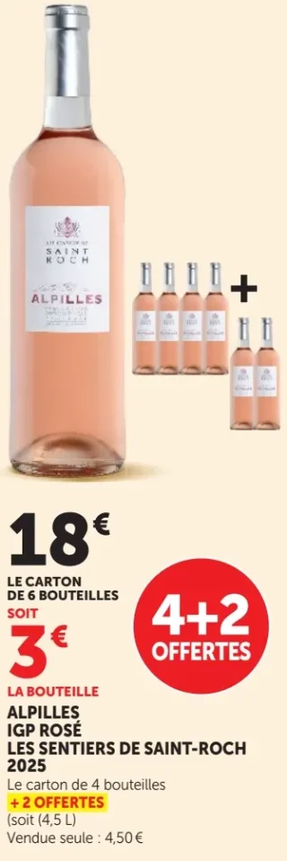 Alpilles IGP Rosé Les Sentiers de Saint-Roch