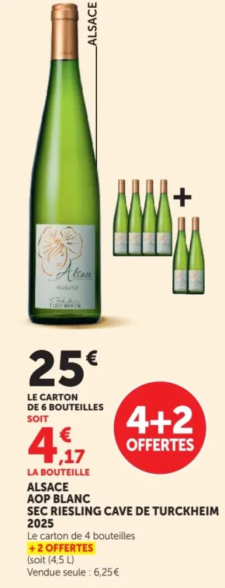 Alsace AOP Blanc Sec Riesling Cave de Turckheim