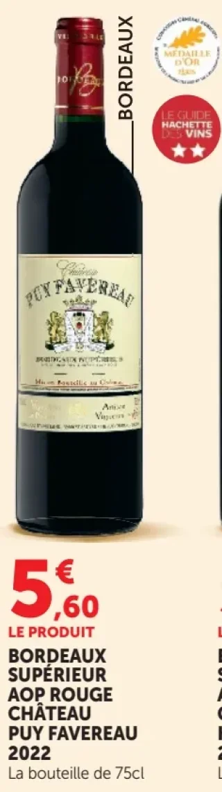 Château Puy Favereau 2022 Bordeaux Supérieur AOP Rouge