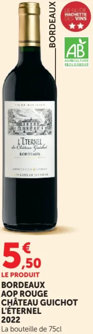Château Guichot L'Éternel 2022 Bordeaux AOP Rouge