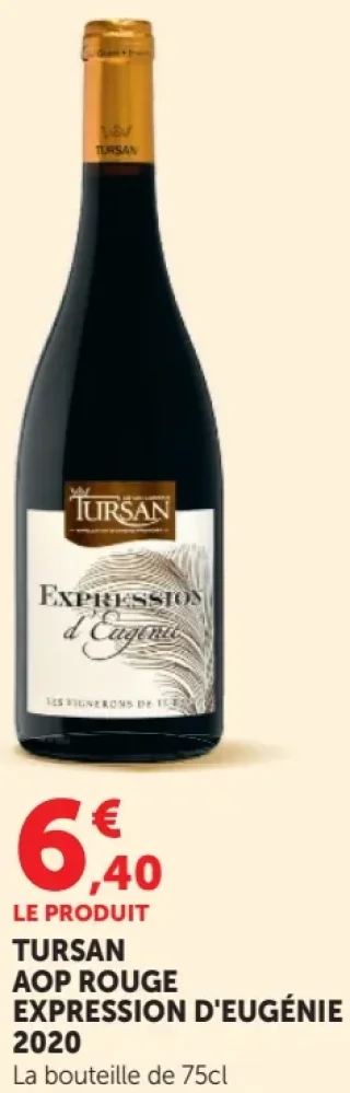 Tursan AOP Rouge Expression d'Eugénie 2020