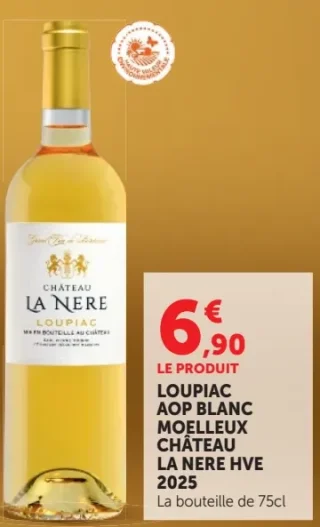 LOUPIAC AOP BLANC MOELLEUX CHÂTEAU LA NERE 2025