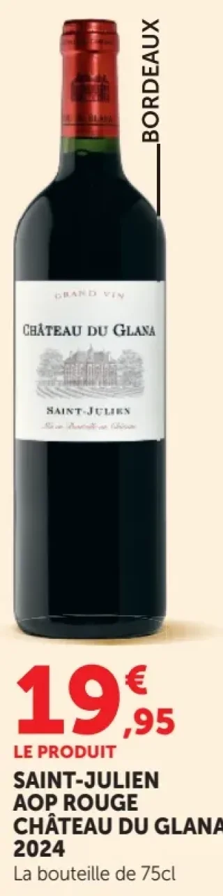 Château du Glana Saint-Julien AOP Rouge 2024
