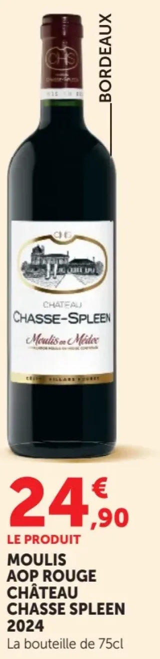 Château Chasse Spleen Moulis AOP Rouge 2024