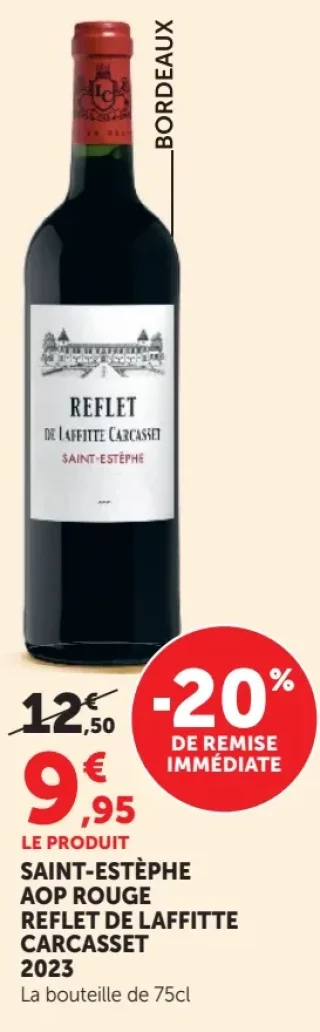 Reflet de Laffitte Carcasset Saint-Estèphe AOP Rouge 2023