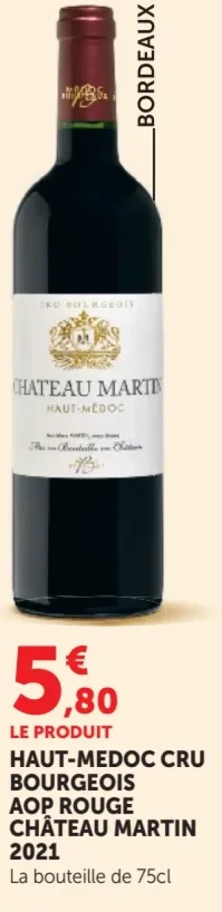 Château Martin Haut-Médoc Cru Bourgeois AOP Rouge 2021