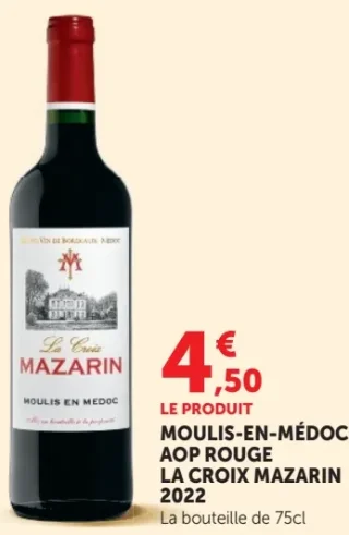 Moulis-en-Médoc AOP Rouge La Croix Mazarin 2022