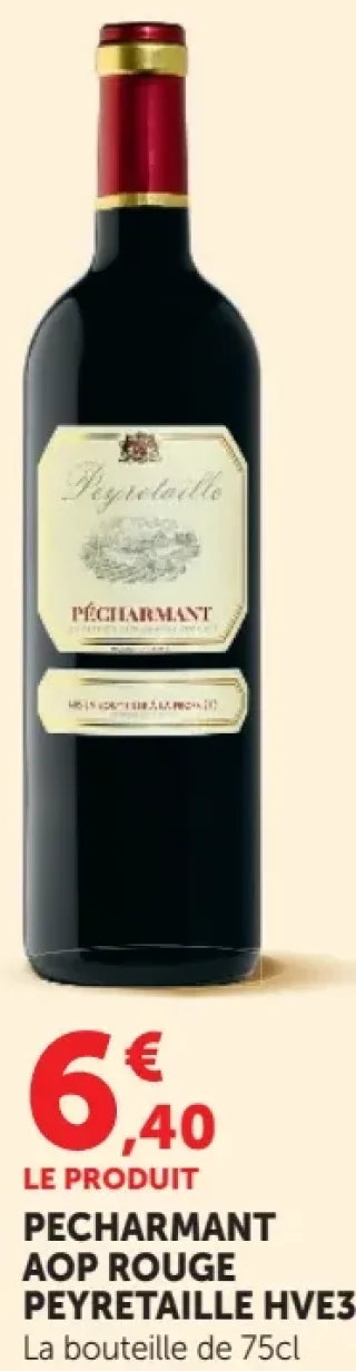 PECHARMANT AOP ROUGE PEYRETAILLE HVE3