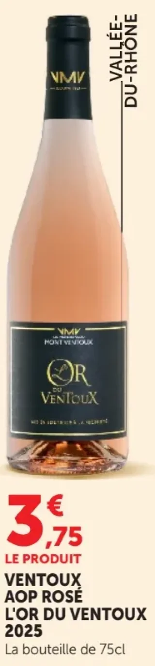 Ventoux AOP Rosé L'Or du Ventoux 2025