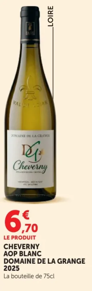Cheverny AOP Blanc Domaine de la Grange 2025