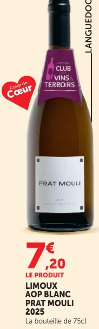 Prat Mouli Limoux AOP Blanc 2025