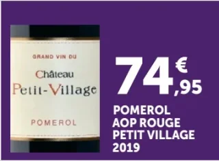 Pomerol AOP Rouge Petit Village 2019