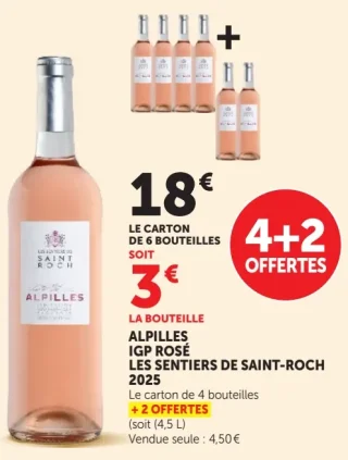 Alpilles IGP Rosé Les Sentiers de Saint-Roch 2025