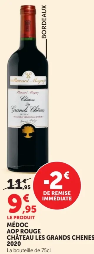 CHÂTEAU LES GRANDS CHENES MÉDOC AOP ROUGE 2020